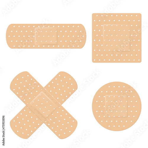 Band Aid Vector symbol Set