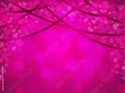 falling heart confetti
