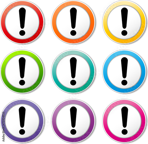 alert icons