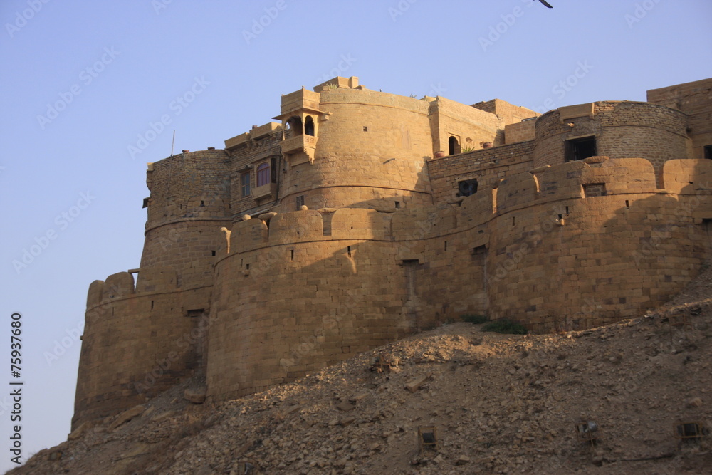 remparts et fortification à la forteresse de Jaisalmer
