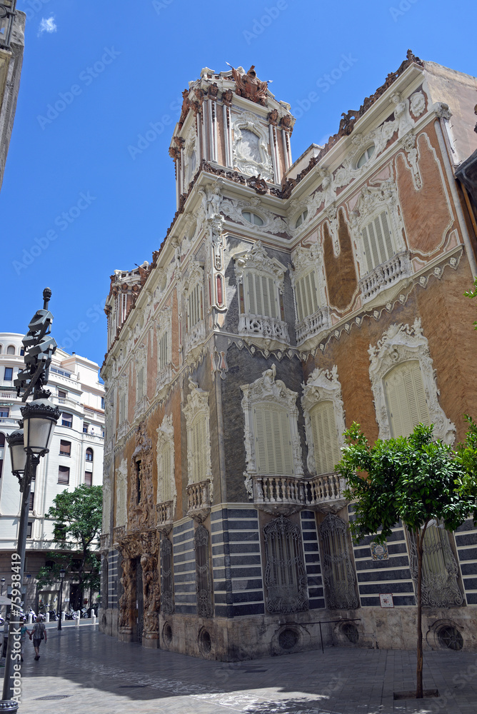 Der Palacio del Marques de Dos Aguas in Valencia Der Palacio del Marques de Dos Aguas in Valencia