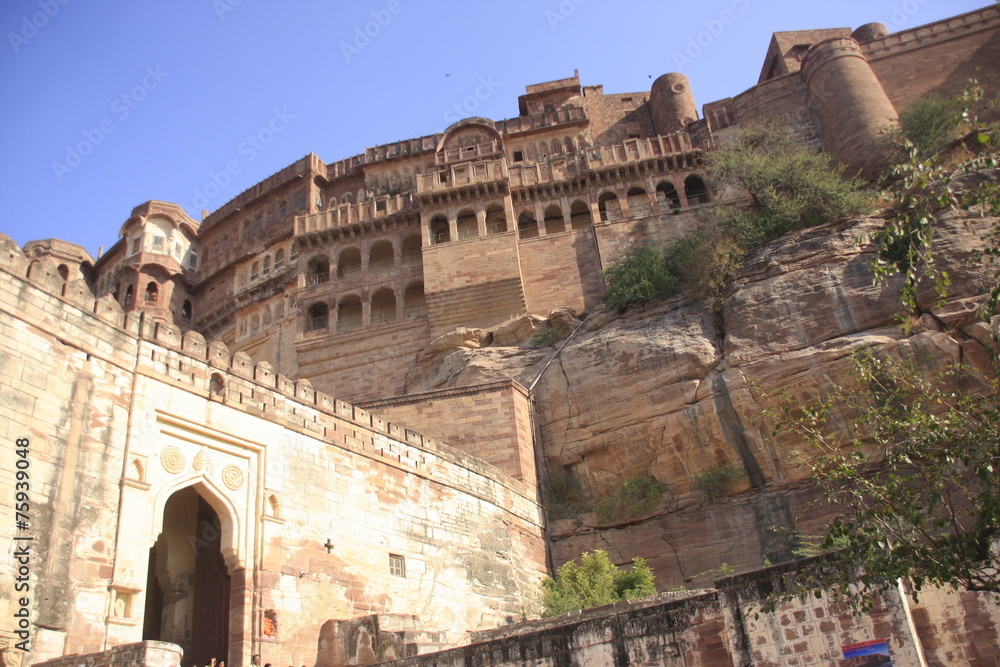 Le fort de Mehrangarh à Jodhpur