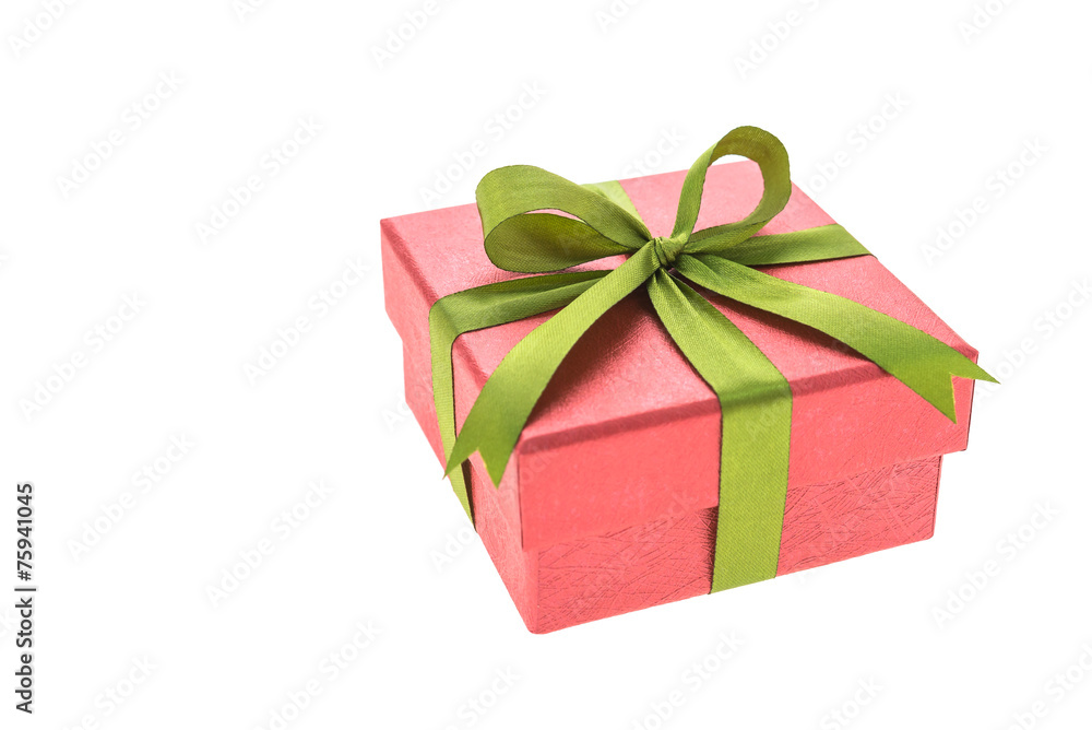 Fototapeta premium Red gift box