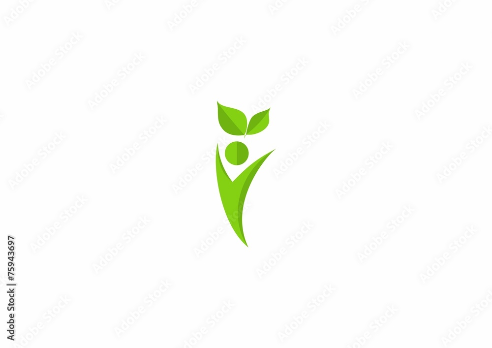 Abstract people nature healt tree of life logo Abstract people nature healt tree of life logo