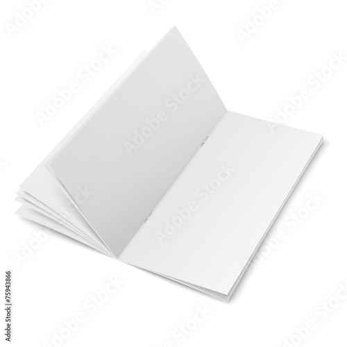 Multipage brochure template on white background.