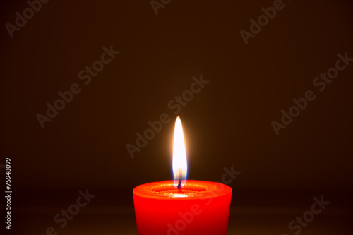 Close Up of burning candle