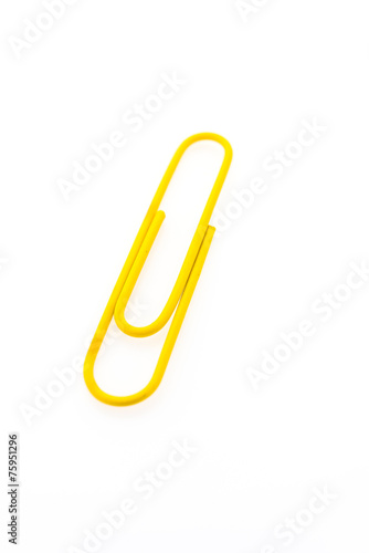 Wallpaper Mural Paper clip isolated on white background Torontodigital.ca