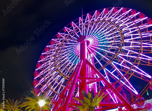 The Ferris wheel / Kobe Harborland UMIE / night view