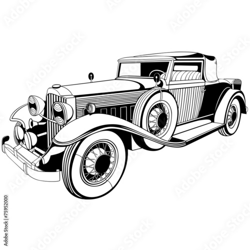 old limousine