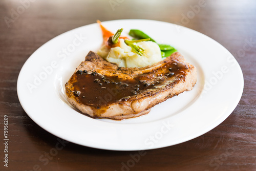 Pork chop steak