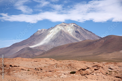 Ollague volcano in Atacama desert, Bolivia, Chile © jjspring