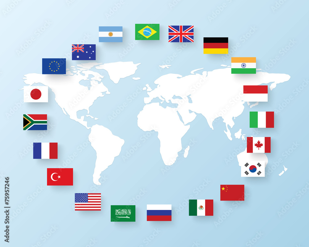 Fototapeta premium flags