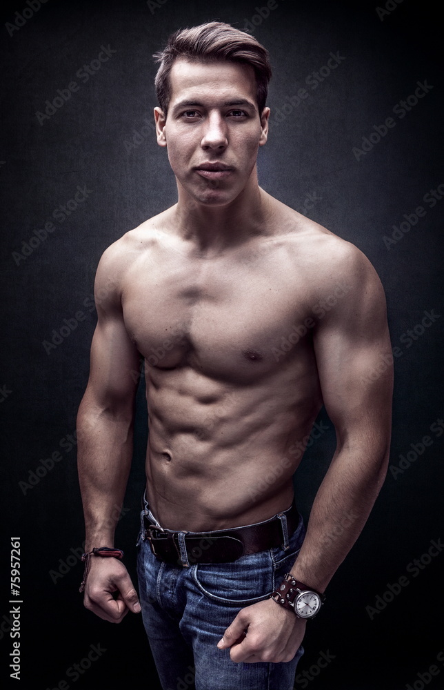 Fototapeta premium Fit man