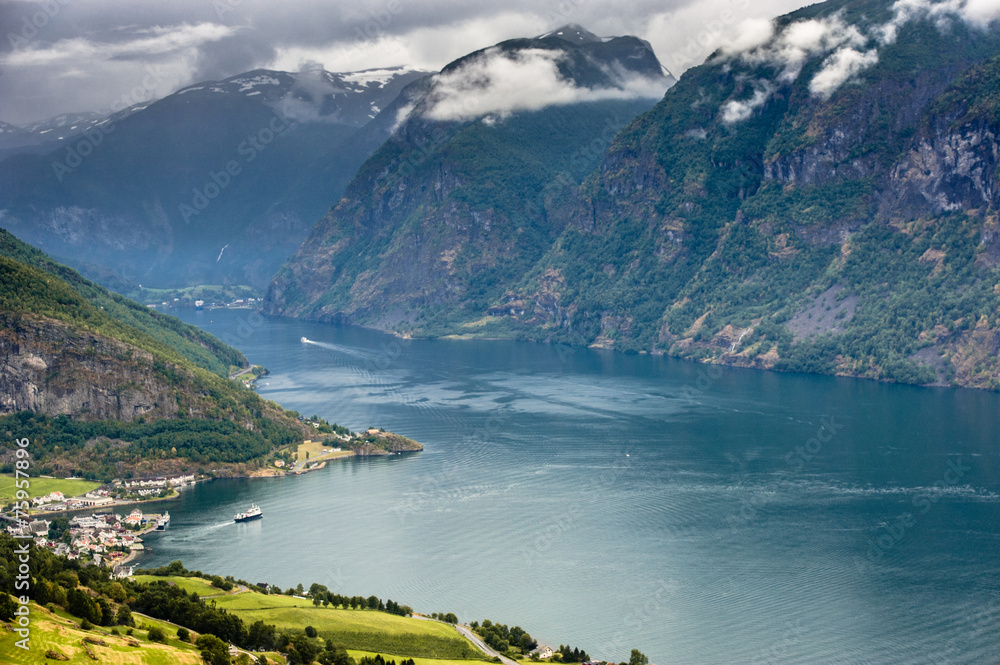 The Beautiful Norway landscape at summer