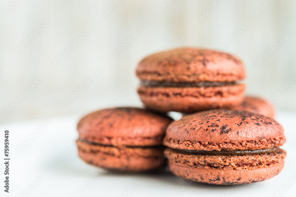 Chocolate macaroon Chocolate macaroon