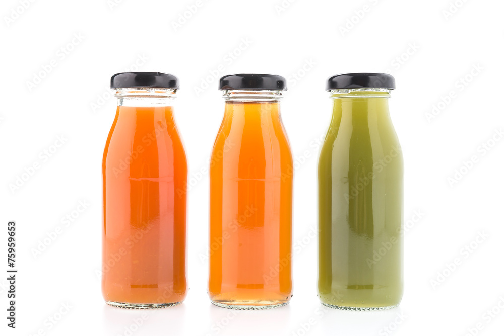 Juice bottle isolated on white background Juice bottle isolated on white background