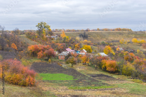 Small hamlet in Sumskaya oblast, Ukraine