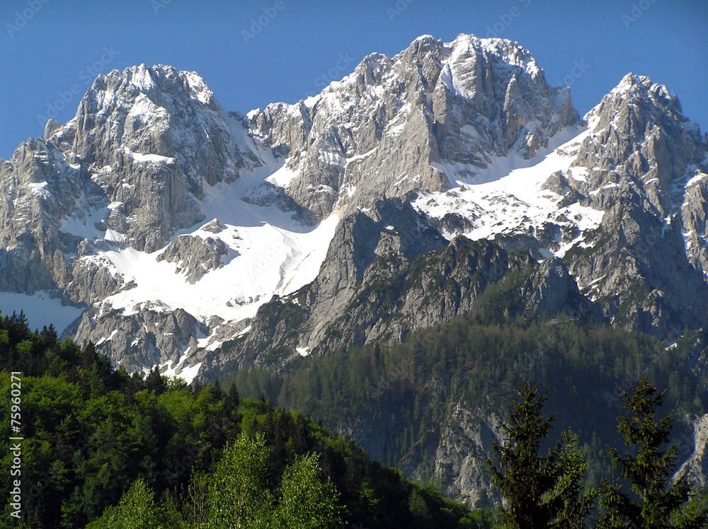 High alpine peaks in Austria