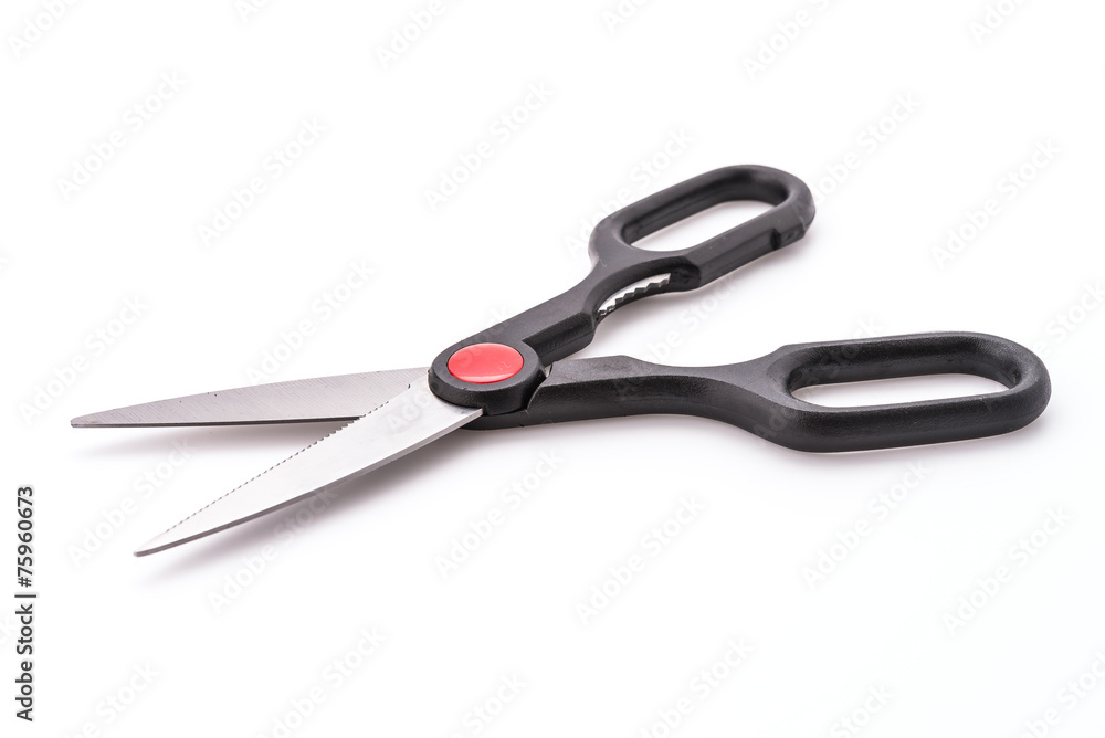 Kitchen scissor object isolated on white Kitchen scissor object isolated on white