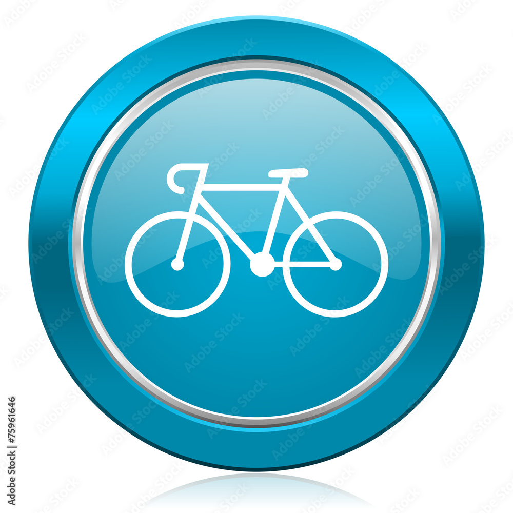 bicycle blue icon bike sign bicycle blue icon bike sign