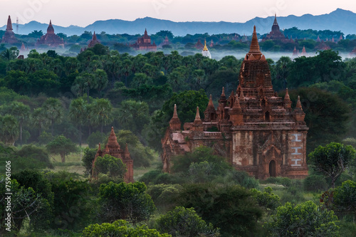 Bagan Temples at dawn