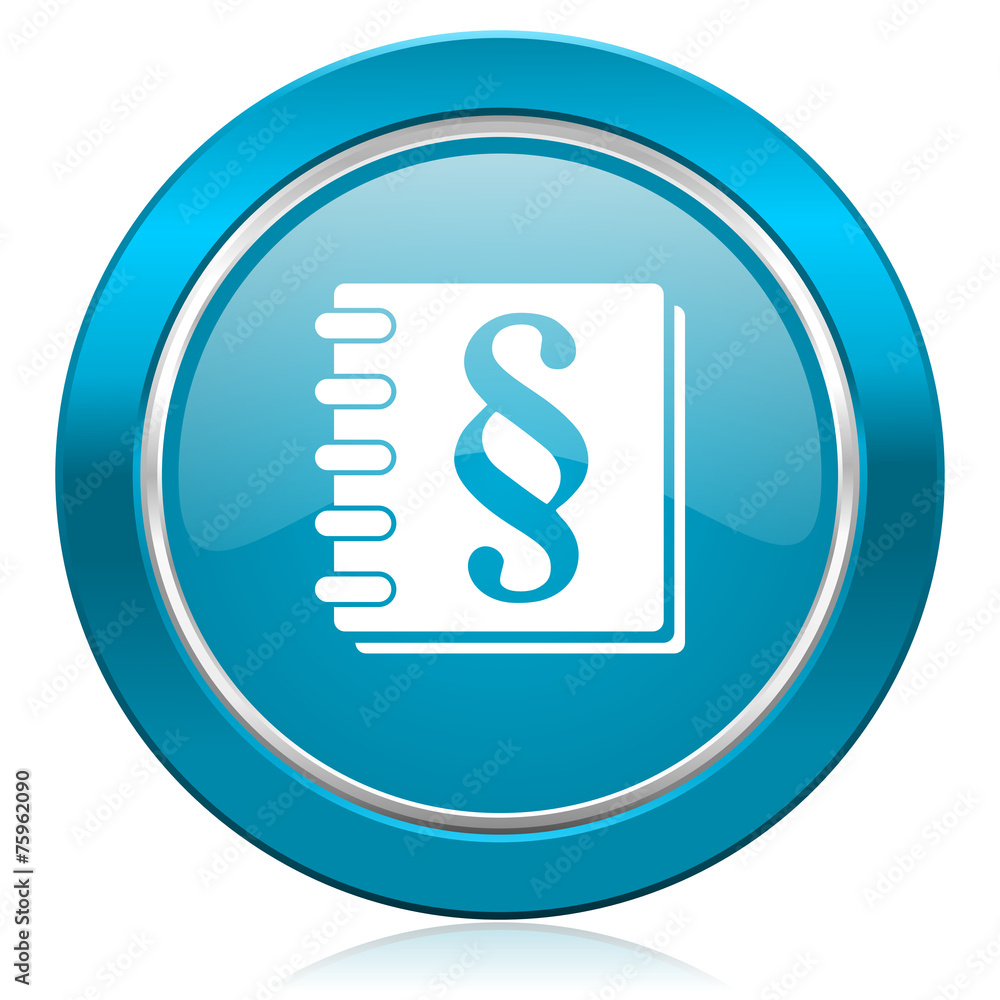 law blue icon