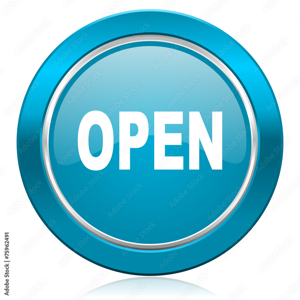 open blue icon open blue icon