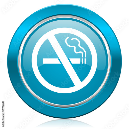 Free Download no smoking blue icon - GFXLoad