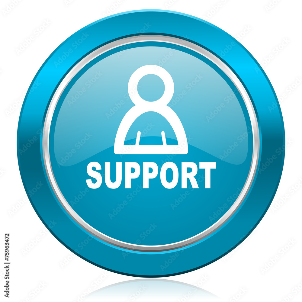 support blue icon support blue icon