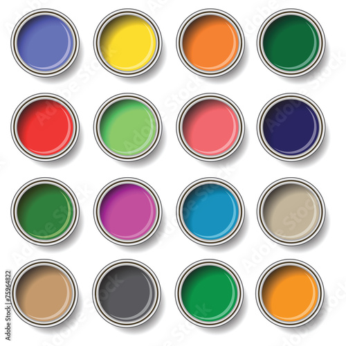 oil paint buckets