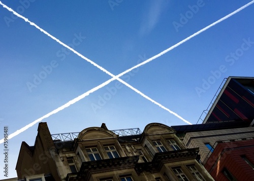 scotland flag in the air