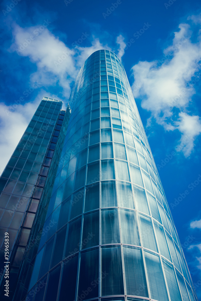 modern glass silhouettes of skyscrapers. Business building modern glass silhouettes of skyscrapers. Business building
