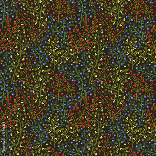 Floral seamless patterns