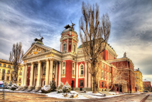 Ivan Vazov National Theatre in Sofia - Bulgaria photo