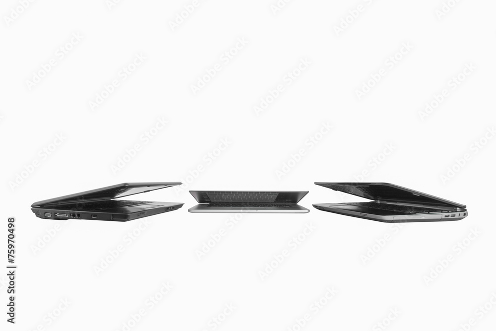laptop isolated on white background laptop isolated on white background