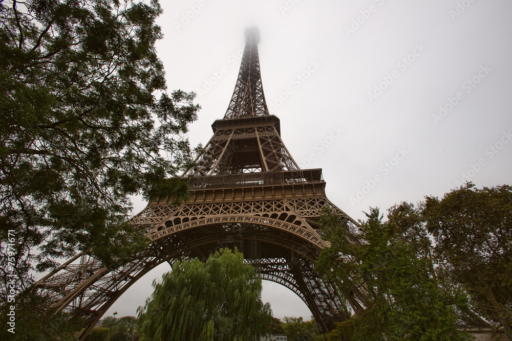Eiffel Tower in the Mist