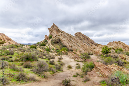 Vasquez Rocks Natural Area Park After the Rain