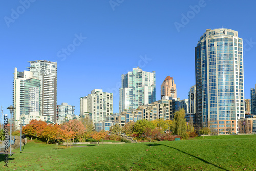 Vancouver high rise apartment at False Creek, Vancouver, BC © Wangkun Jia