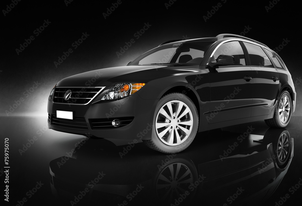 Fototapeta premium Comtemporary Car Elegance Vehicle Transportation Luxury Concept