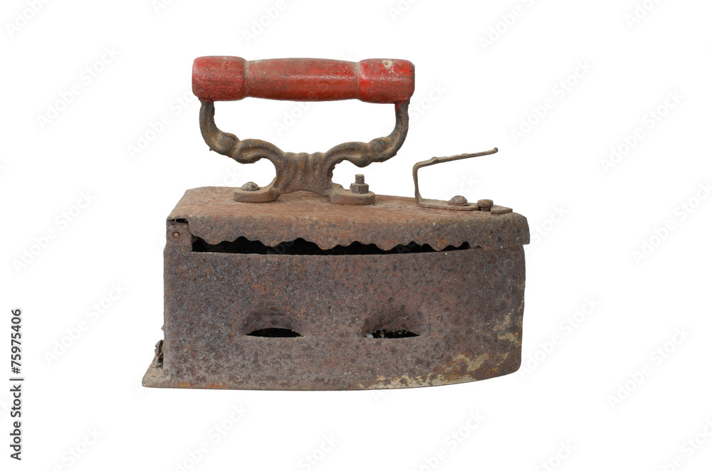 Old iron rust isolated on white background. Old iron rust isolated on white background.