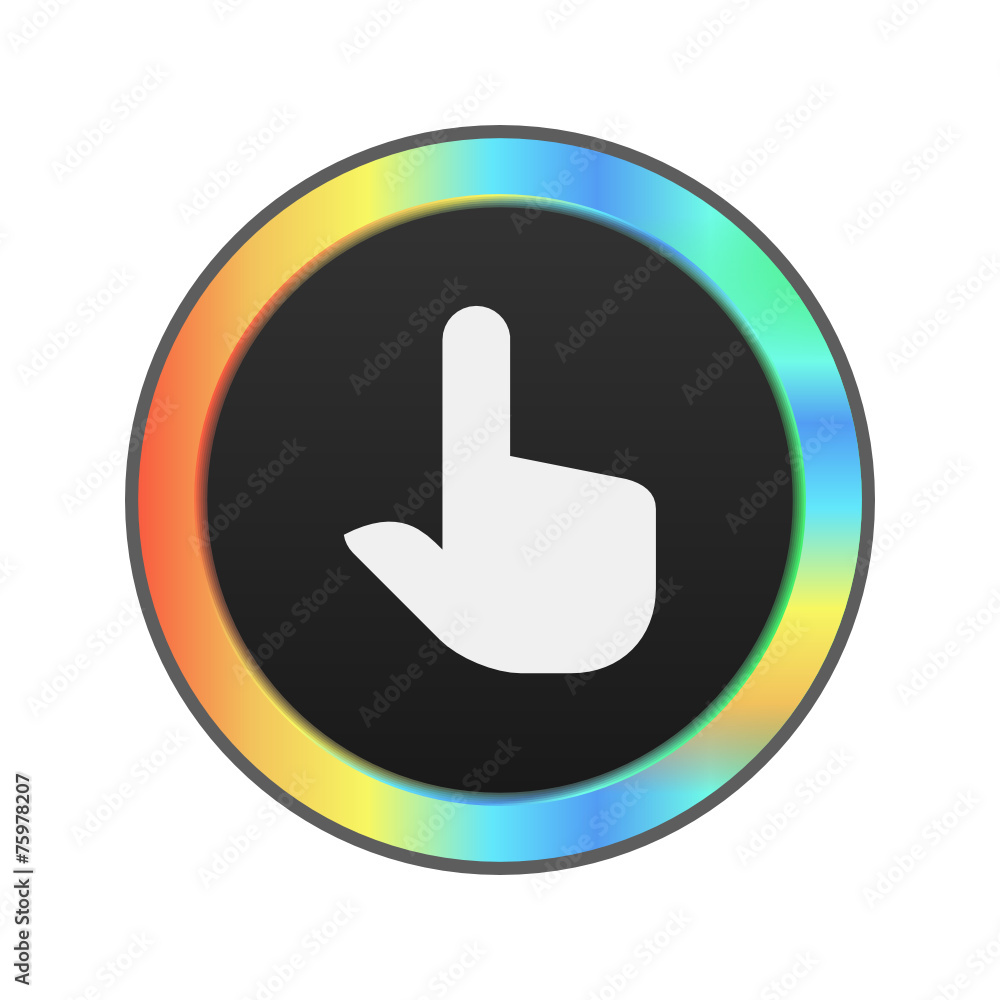 Colorful Web Icon Colorful Web Icon