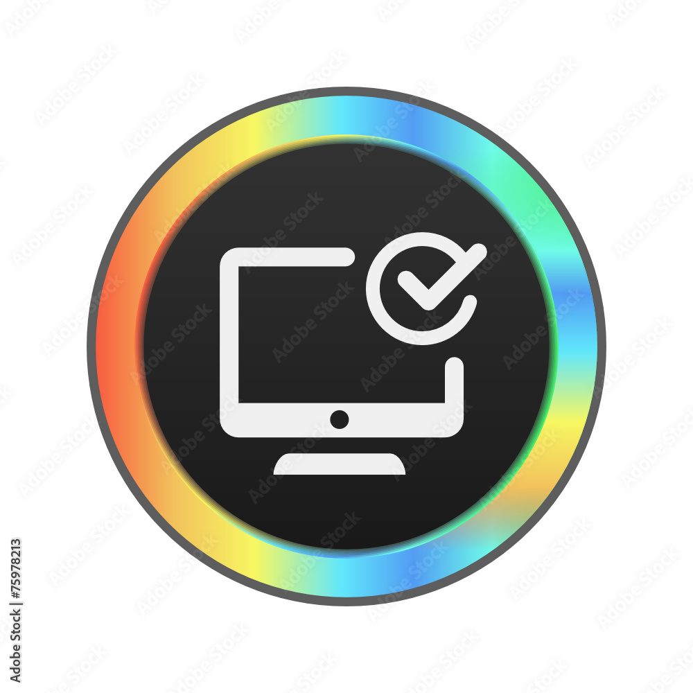 Colorful Web Icon Colorful Web Icon