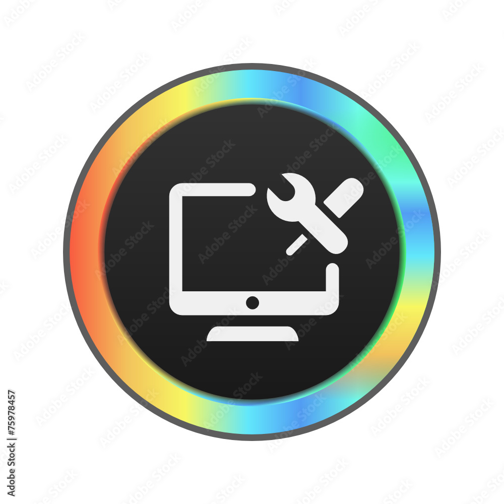 Colorful Web Icon Colorful Web Icon