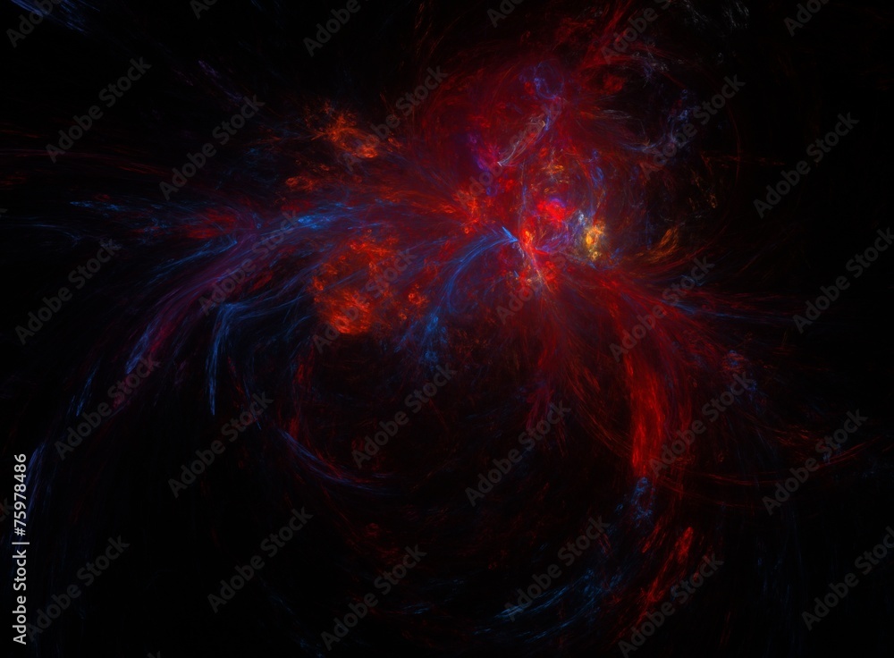 Red and Blue Fractal