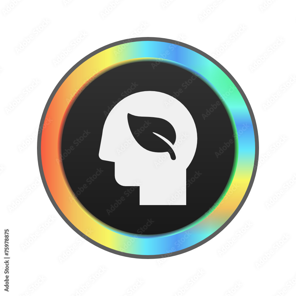 Obraz premium Colorful Web Button