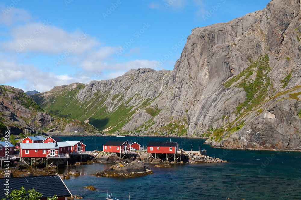 Obraz premium Picturesque village Nusfjord