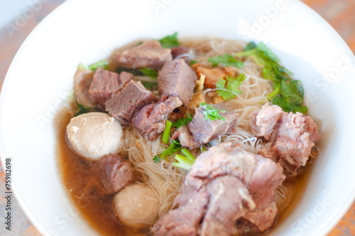 Beef noodle soup