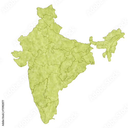 インド　地図　国