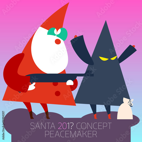 Santa Claus arrested the thief who stole Christmas gift
