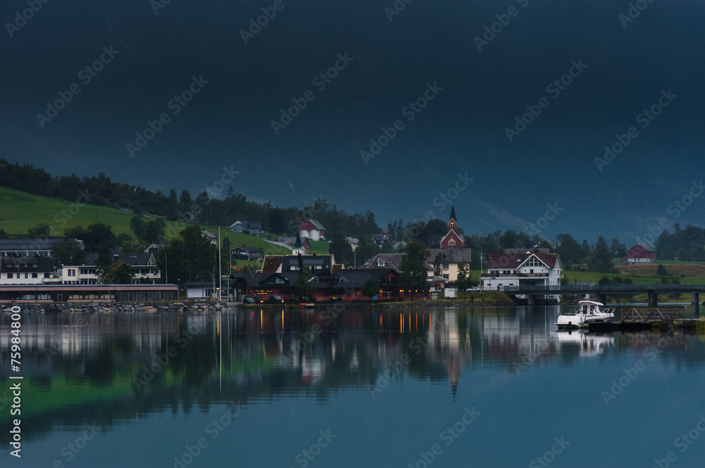 The Beautiful Norway landscape at summer